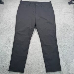 Public Rec All Day Every Day Pants Mens 40x31 Black‎ Polyester Stretch Athletic